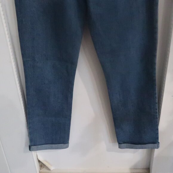 Hudson High Rise Straight Crop Woman Jeans Sz 28 Medium blue Faded Wash - Picture 7 of 12